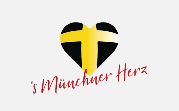 Firmenlogo der Stiftung 'sMünchner Herz, die von der BCM. GmbH unterstützt wird.