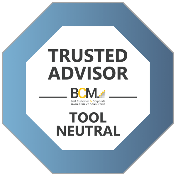 Siegel Trusted Advisor für herstellerneutrale Toolevaluierung